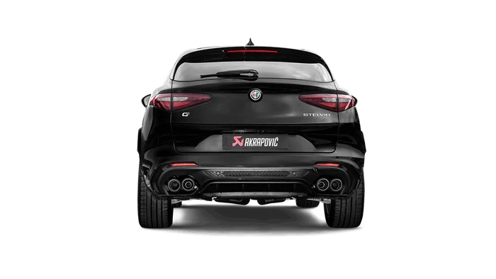 Akrapovič Alfa Romeo Stelvio Quadrifoglio (2017-2020) Slip-On Line Titanium Exhaust System