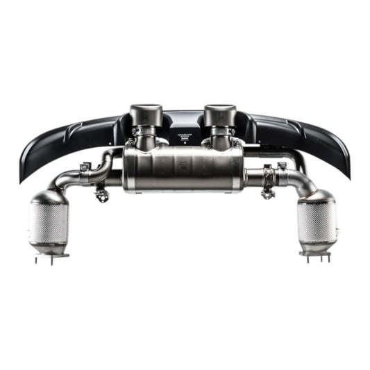 Akrapovič Porsche 911 Carrera/S/4/4S/GTS (991.2) Link Pipe Set with Cat (Stainless Steel)
