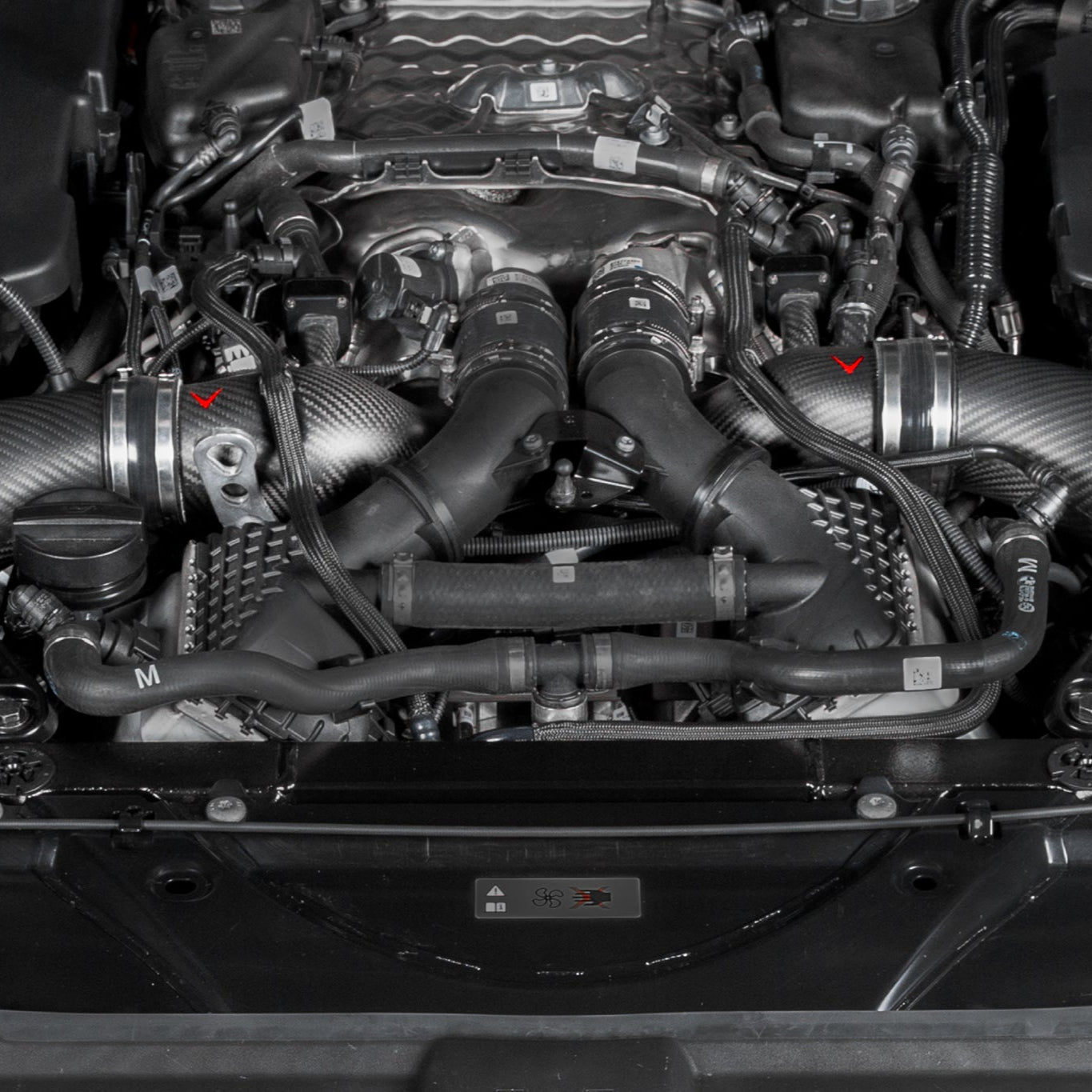 Eventuri BMW M5 G90/G99 Carbon Fibre Turbo Inlets