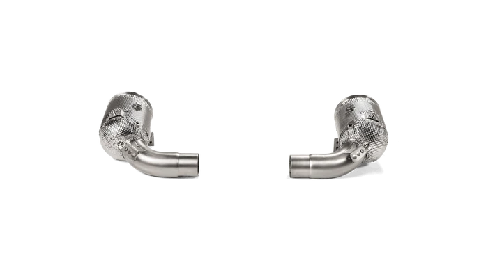 Akrapovič Porsche 911 Carrera/S/4/4S/GTS/Cabriolet (992) Link Pipe Set with Cat (Stainless Steel)