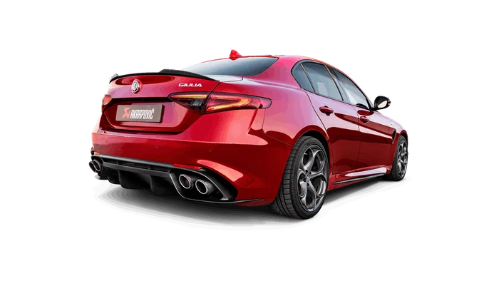 Akrapovič Alfa Romeo Giulia Quadrifoglio (2018-2020) Slip-On Line Titanium Exhaust System