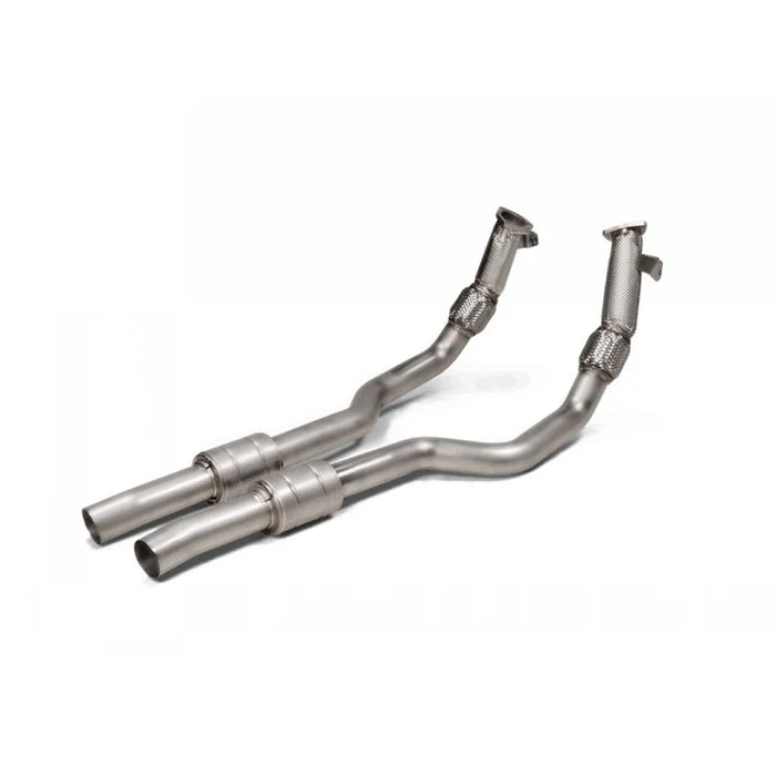 Akrapovič Audi RS6 Avant/RS7 Sportback Performance (C8) OPF/GPF 2023+ Link Pipe Set (Stainless Steel)