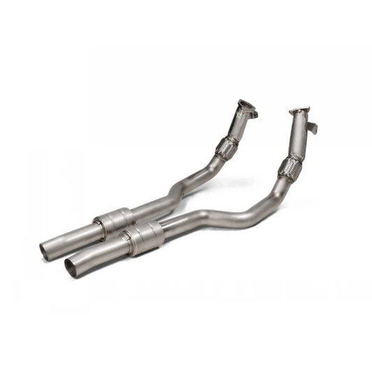 Akrapovič Audi RS6 Avant/RS7 Sportback Performance (C8) OPF/GPF 2023+ Link Pipe Set (Stainless Steel)
