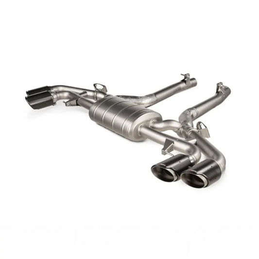 Akrapovič BMW X5M/X6M (F95/F96) OPF/GPF (2021-2023) Slip-On Line Titanium Exhaust System