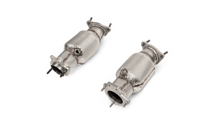 Akrapovič Chevrolet Corvette Stingray (C8) 2020-2024 Link Pipe Set with Cat (Stainless Steel)