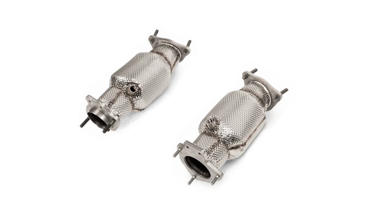 Akrapovič Chevrolet Corvette Stingray (C8) 2020-2024 Link Pipe Set with Cat (Stainless Steel)