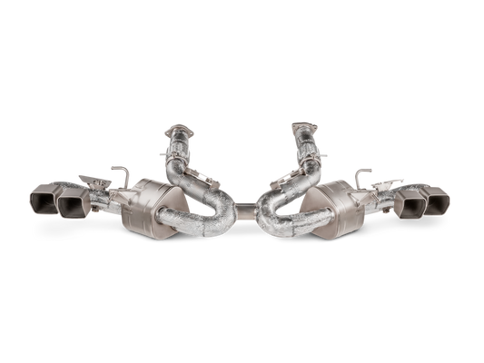 Akrapovič Chevrolet Corvette Stingray (C8) OPF/GPF 2020-2024 Slip-On Line Titanium Exhaust System