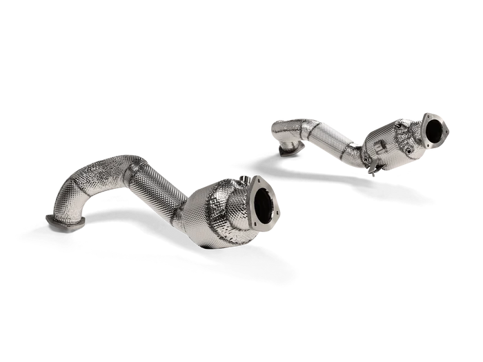 Akrapovič Porsche 718 Cayman GT4RS (2022-2026) Link Pipe Set (Titanium)