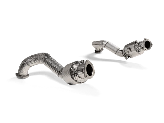 Akrapovič Porsche 718 Cayman GT4RS (2022-2026) Link Pipe Set (Titanium)