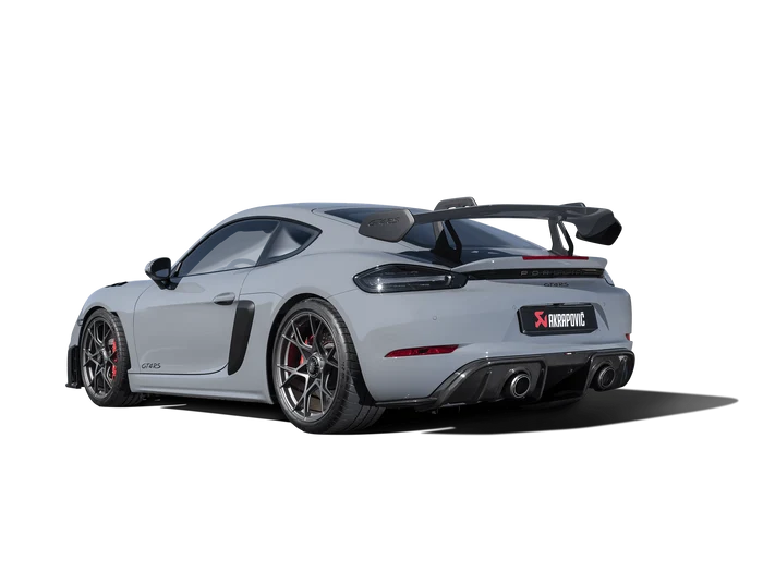 Akrapovič Porsche 718 Cayman GT4RS (2022-2026) Slip-On Race Line Titanium Exhaust System