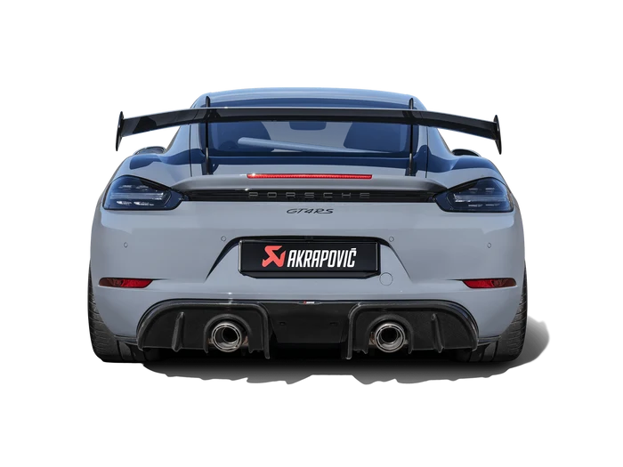 Akrapovič Porsche 718 Cayman GT4RS (2022-2026) Slip-On Race Line Titanium Exhaust System