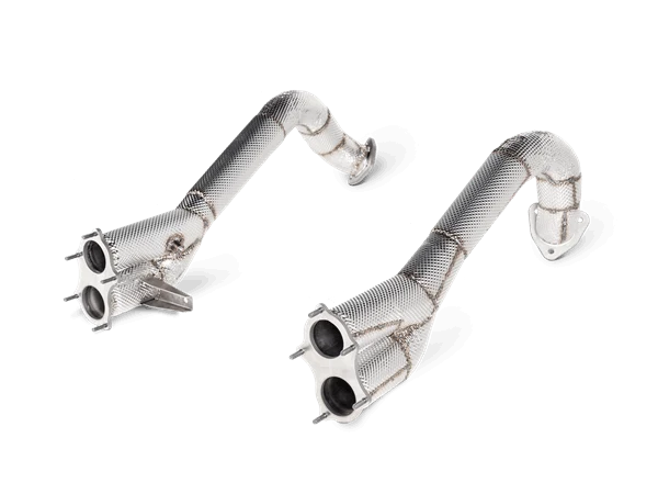 Akrapovič Porsche 718 Cayman GTS 4.0/Boxster GTS 4.0/GT4/Spyder (2020-2024) Link Pipe Set (Titanium)