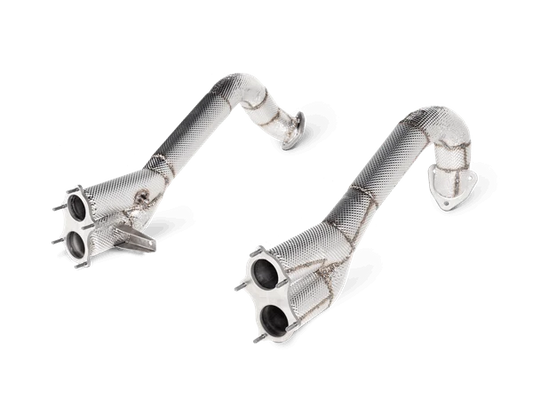 Akrapovič Porsche 718 Cayman GTS 4.0/Boxster GTS 4.0/GT4/Spyder (2020-2024) Link Pipe Set (Titanium)