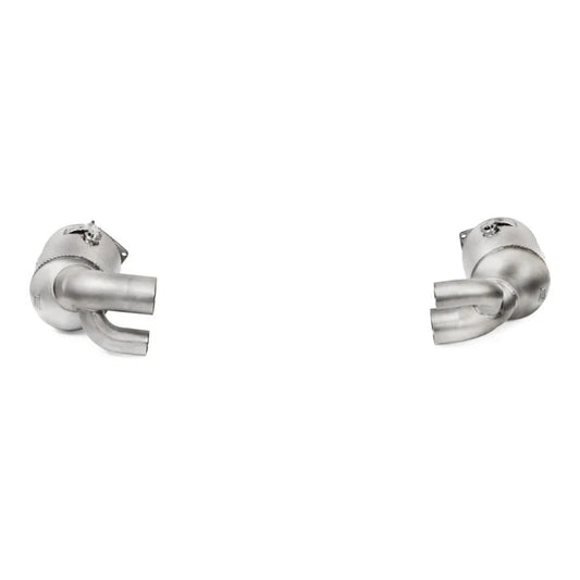 Akrapovič Porsche 911 Carrera/S/4/4S/GTS (991.2) Link Pipe Set with Cat (Stainless Steel)