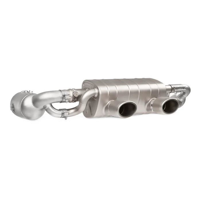 Akrapovič Porsche 911 Turbo/Turbo S/Cabriolet/Sport Classic (992) 2020-2024 Link Pipe Set with Cat (Stainless Steel)