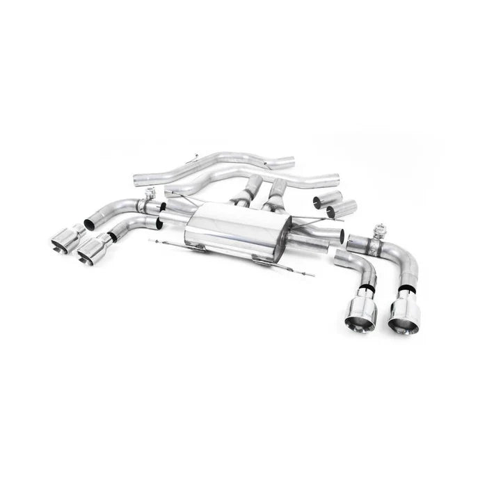 Milltek Sport Alfa Romeo Giulia Quadrifoglio 2.9 V6 Bi-Turbo Front Pipe-Back Exhaust System