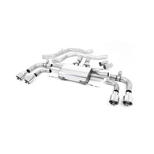 Milltek Sport Alfa Romeo Giulia Quadrifoglio 2.9 V6 Bi-Turbo Front Pipe-Back Exhaust System