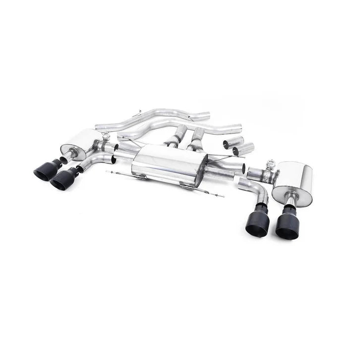 Milltek Sport Alfa Romeo Giulia Quadrifoglio 2.9 V6 Bi-Turbo Front Pipe-Back Exhaust System (EC Approved)