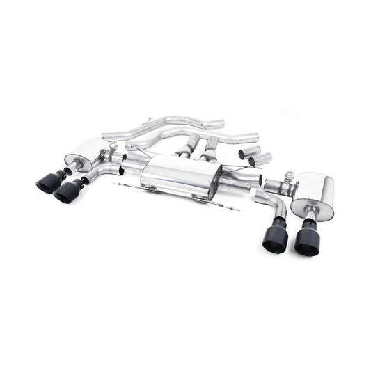 Milltek Sport Alfa Romeo Giulia Quadrifoglio 2.9 V6 Bi-Turbo Front Pipe-Back Exhaust System (EC Approved)