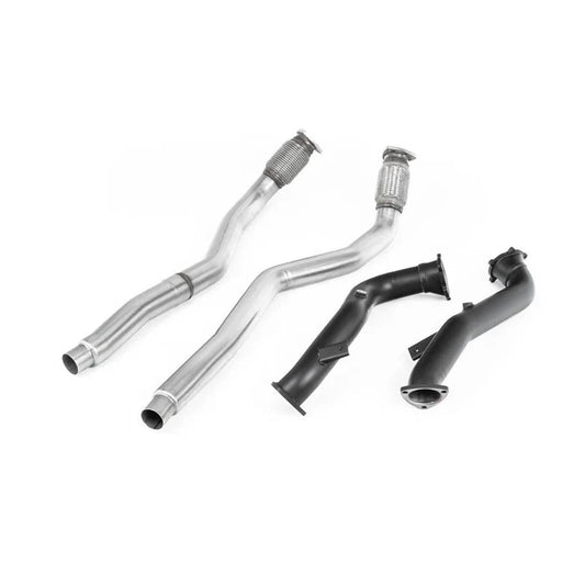 Milltek Sport Audi RS6/RS7 C7 4.0 TFSI Bi-Turbo Quattro Large-Bore Downpipes and Cat Bypass Pipes