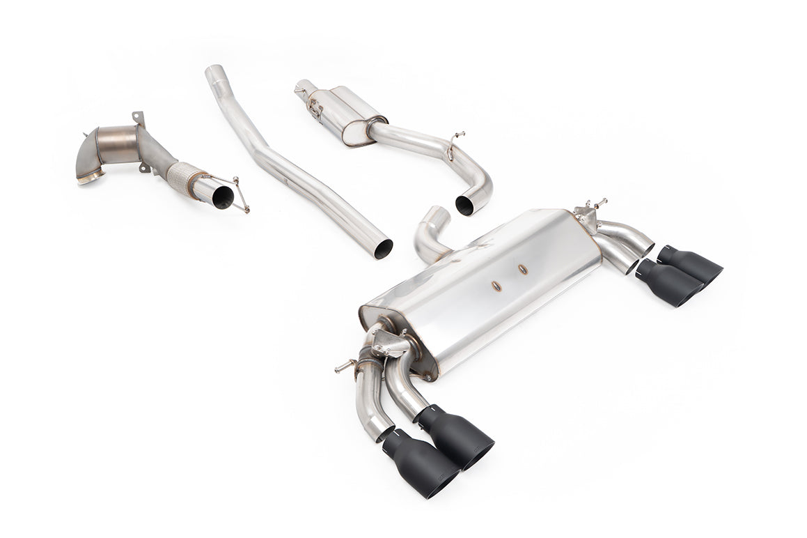 Milltek Sport Audi S3 8V 2.0 TFSI Quattro 3-Door Turbo-Back Exhaust (Including Hi-Flow Sports Cat)