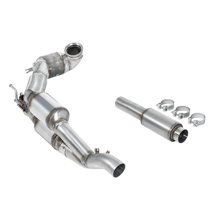 Milltek Sport Audi S3 8Y Saloon (OPF/GPF) 2020-2025 / VW Golf R MK8 / Audi TTS 2.0 TFSI Quattro (2019+) HJS ECE Downpipes