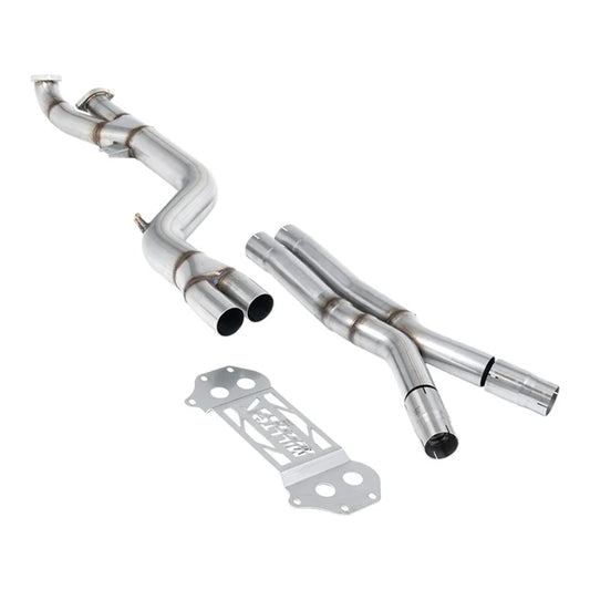 Milltek Sport BMW M3/M4 (G80/G81/G82/G83) OPF-Delete Non-Resonated X-Pipe Midpipe
