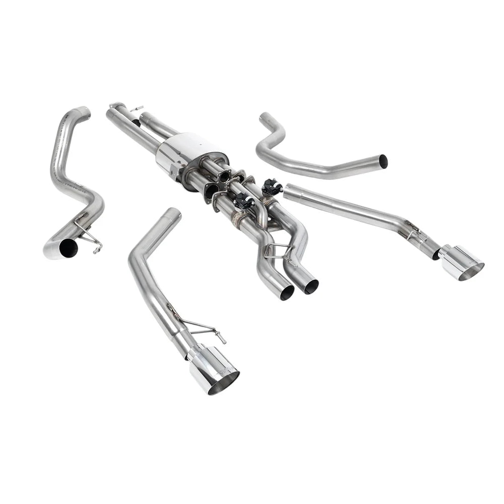 Milltek Sport Ford Ranger Raptor 3.0 V6 Twin Turbo (2023-2025) Cat-Back Exhaust System