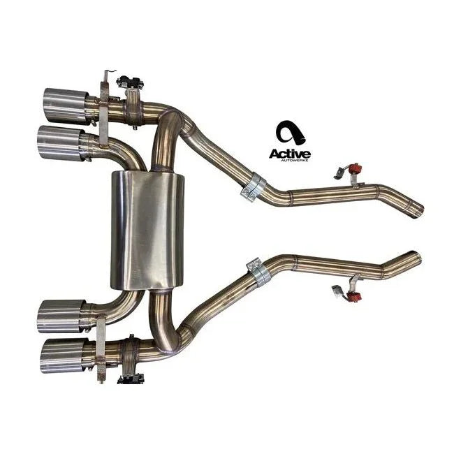 Active Autowerke BMW G87 M2 Valved Rear Axle-Back Exhaust