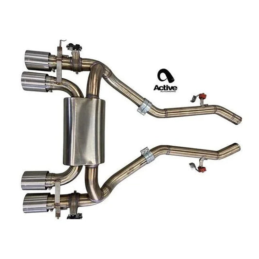Active Autowerke BMW G87 M2 Valved Rear Axle-Back Exhaust