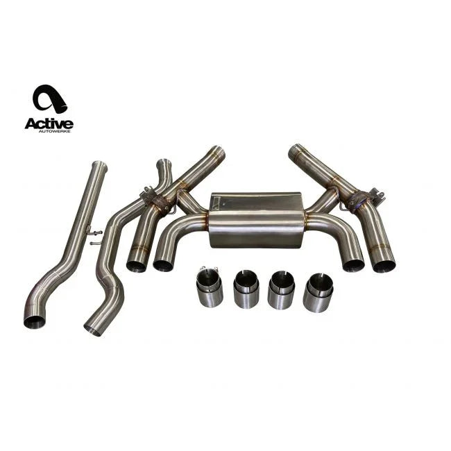 Active Autowerke BMW M2 Competition F87 Valved Rear Axle-Back Exhaust