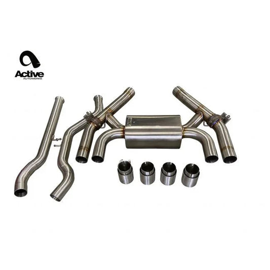 Active Autowerke BMW M2 Competition F87 Valved Rear Axle-Back Exhaust