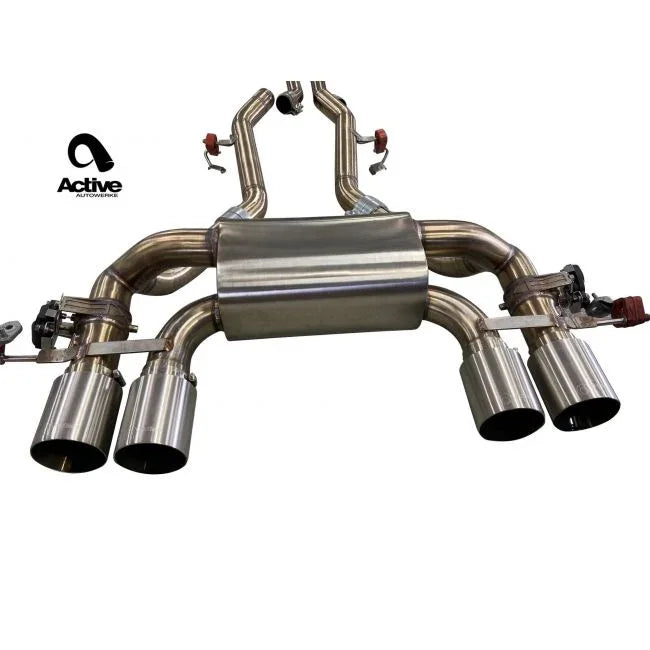 Active Autowerke BMW M3/M4 (G80/G81/G82/G83) Valved Rear Axle-Back Exhaust