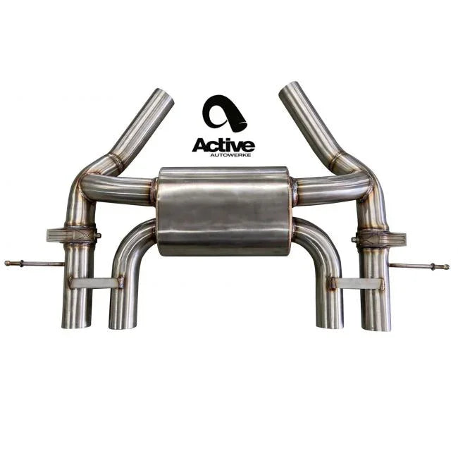 Active Autowerke BMW M3/M4 (G80/G81/G82/G83) Valved Rear Axle-Back Exhaust