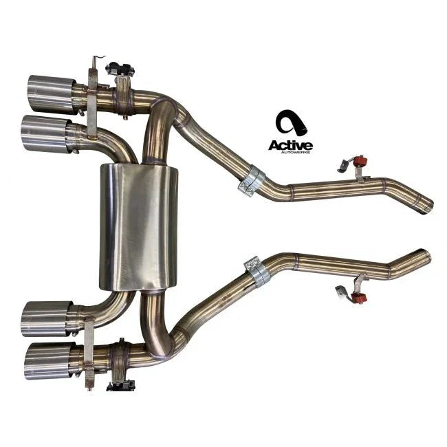 Active Autowerke BMW M3/M4 (G80/G81/G82/G83) Valved Rear Axle-Back Exhaust