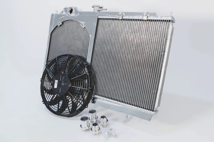 CSF Mitsubishi EVO 7/8/9 2003-2007 High-Performance Slim Radiator w/ 12in SPAL Fan