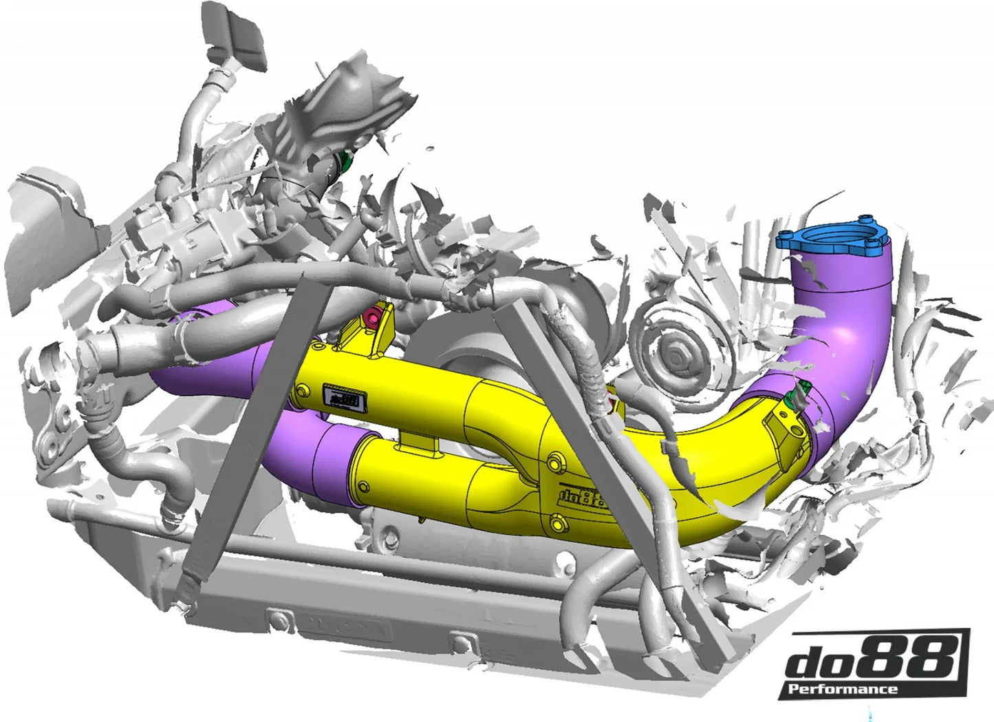 do88 BMW S58 M2/M3/M4 (G80/G81/G82/G83/G87) Chargepipe Kit