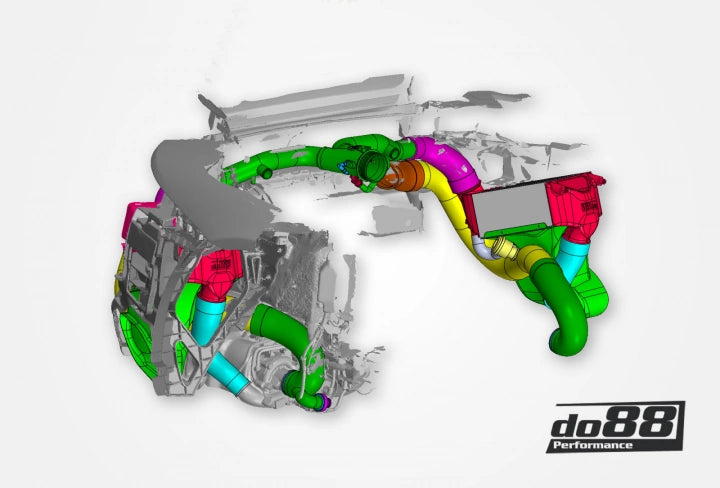 do88 Porsche 911 Carrera (991.2) Turbo Inlet Hoses