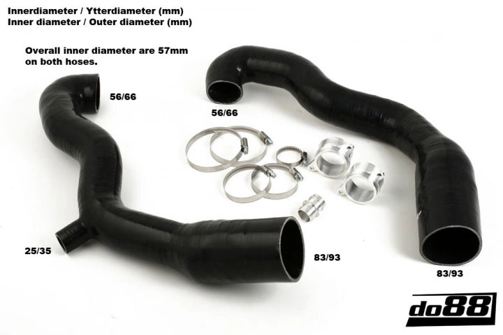 do88 Porsche 911 Turbo/GT2 (997.1) 2007-09 Inlet Hoses for Turbo