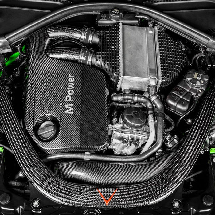 Eventuri BMW S55 - M2/M3/M4 (F87/F80/F82/F83) Carbon Fibre Chargepipes
